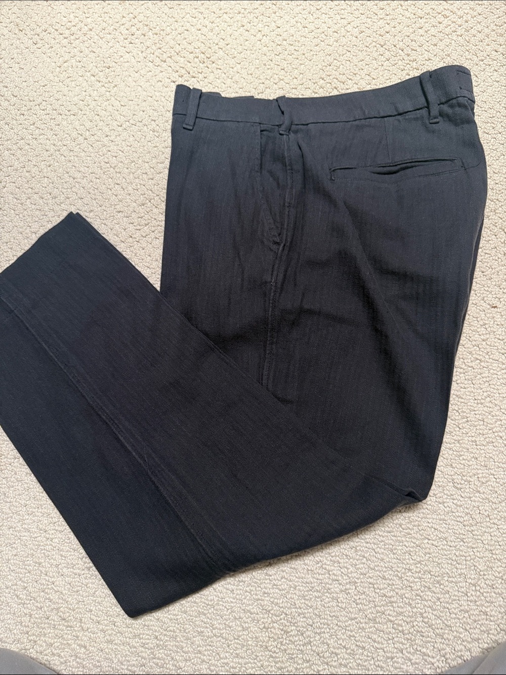 Abercrombie & Fitch Men's Black Dress Pants - Straight Leg